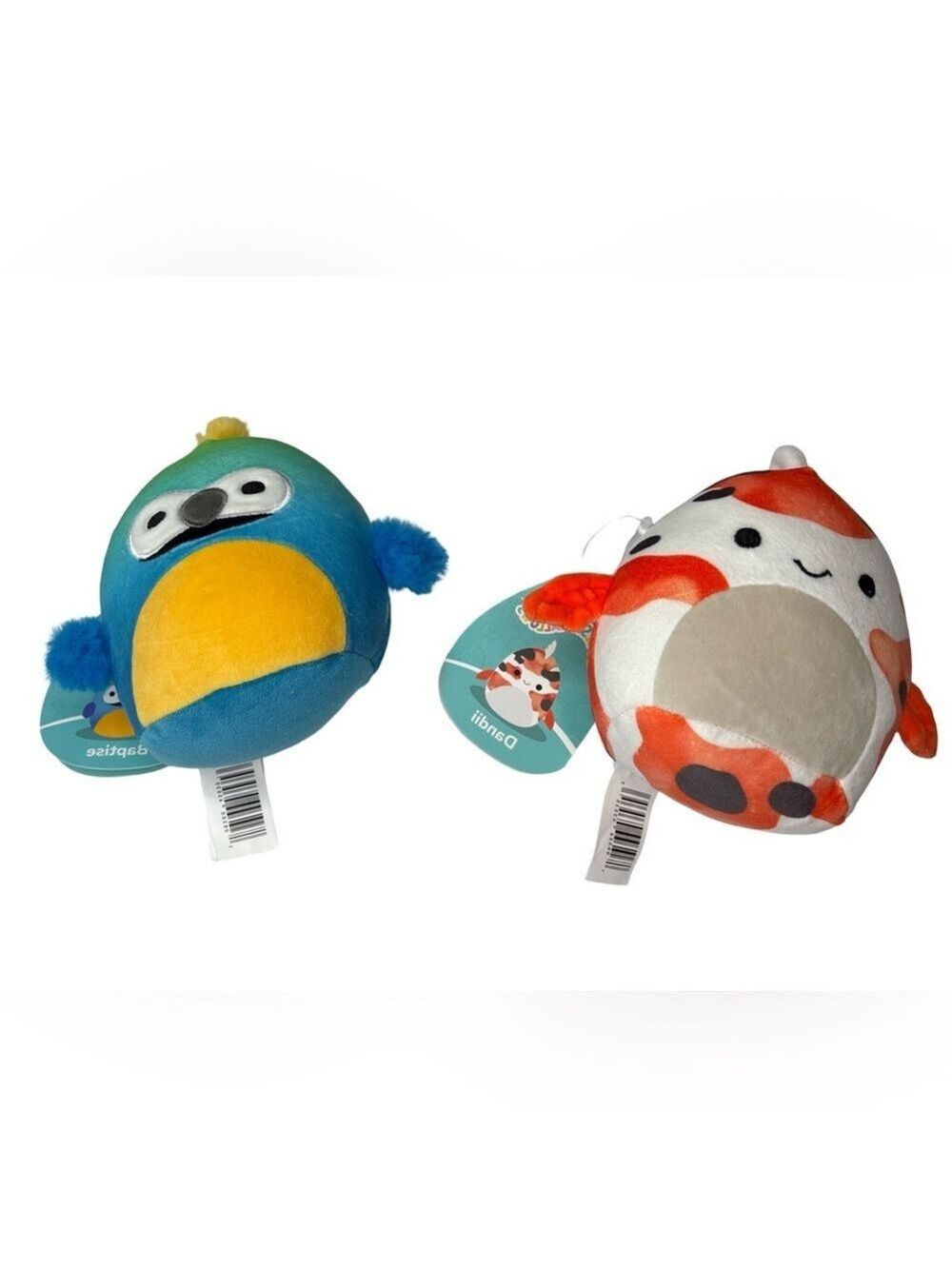Squishmallows Plushies (2)  set of Dandii and Baptise
